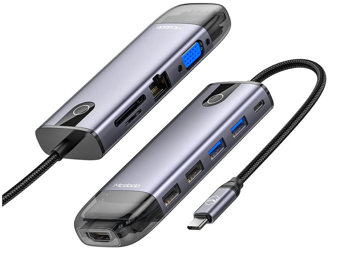 هاب تایپسی 10 پورت مکدودو Mcdodo Type-C 10 in 1 Portable HUB HU-7420