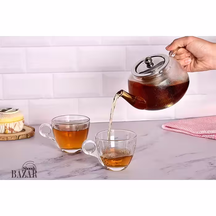 قوری پیرکس شیاردار یونیک کد 7964