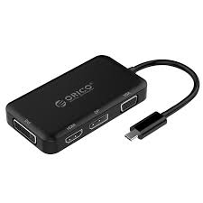 هاب آداپتور تایپ سی اوریکو ORICO Type-C to HDMI/VGA/DP/DVI Adapter (XC-106)