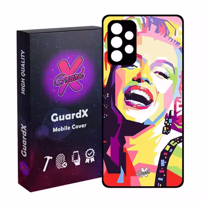 کاور گارد ایکس طرح Marilyn Monroe مدل Glass10273 مناسب برای گوشی موبایل سامسونگ Galaxy A72