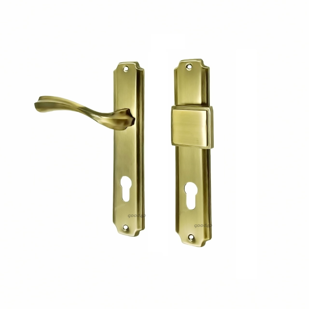 دستگیره پلاک آپارتمانی راست زیتونی نیکو مدل 175