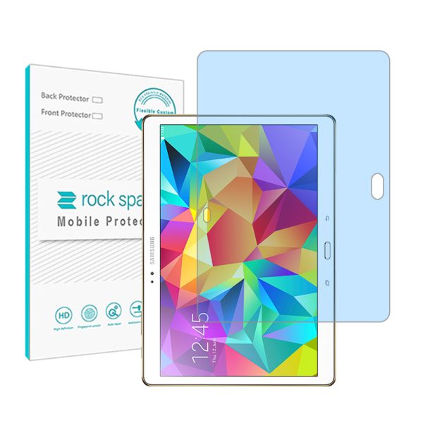 گلس تبلت سامسونگ Galaxy Tab S 105 LTE مدل نانو هیدروژل آنتی بلو برند راک اسپیس کد 10052L