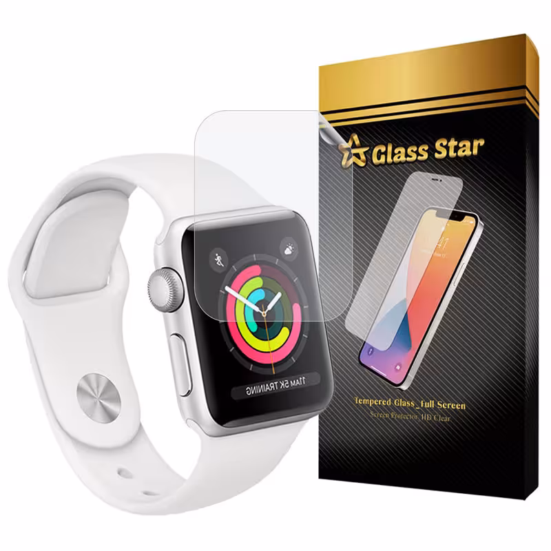 محافظ صفحه نمایش نانو گلس استار مدل MTBWS مناسب برای اپل واچ Series 3 38 mm | کالا برتری