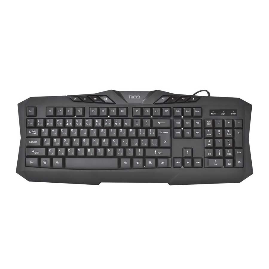قیمت و خرید کیبورد باسیم تسکو مدل TK 8020N | یاس ارتباط