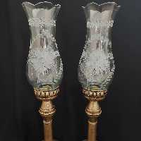 شمعدان تراش دار