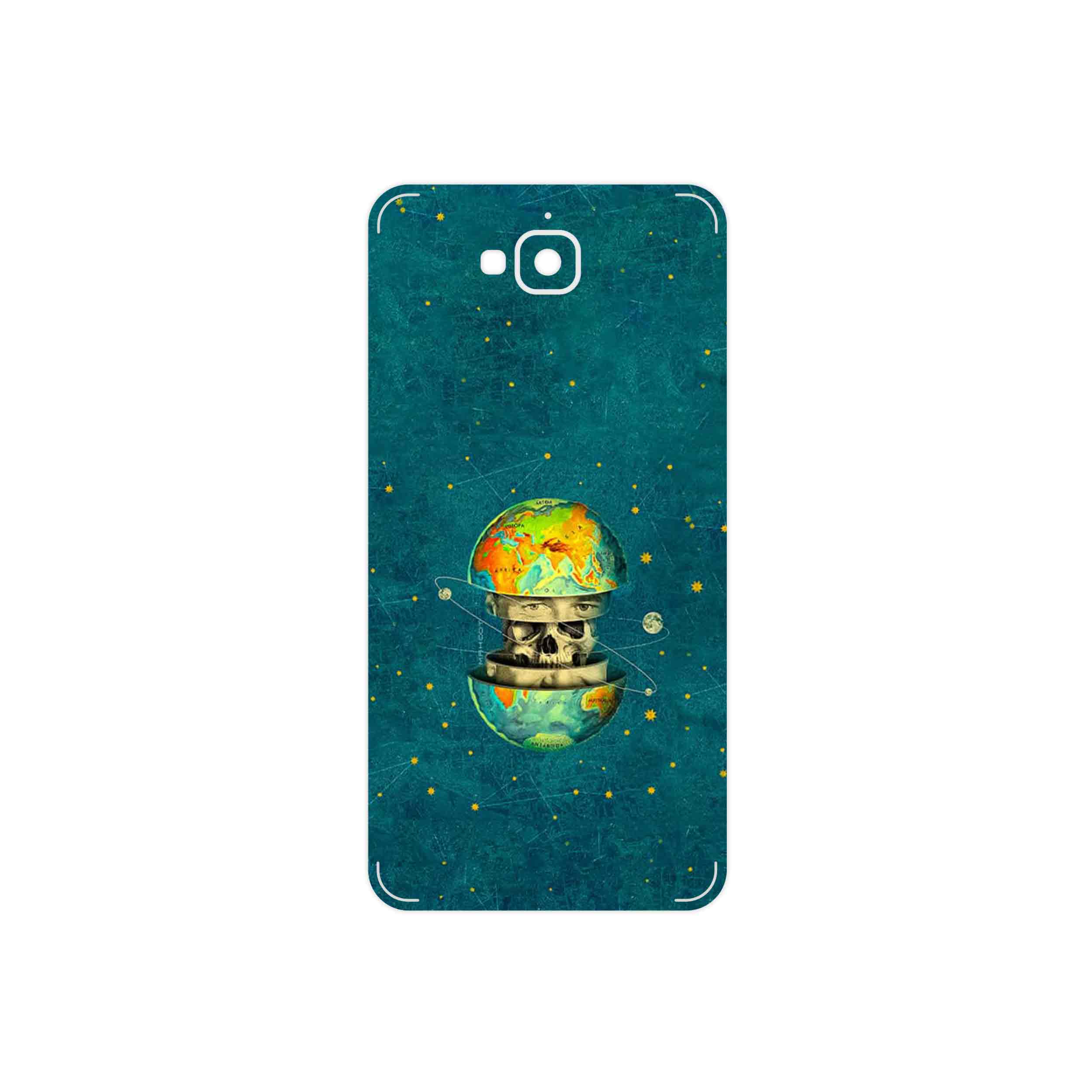 برچسب پوششی ماهوت مدل Collage of Earth Face مناسب برای گوشی موبایل هوآوی Y6 Pro