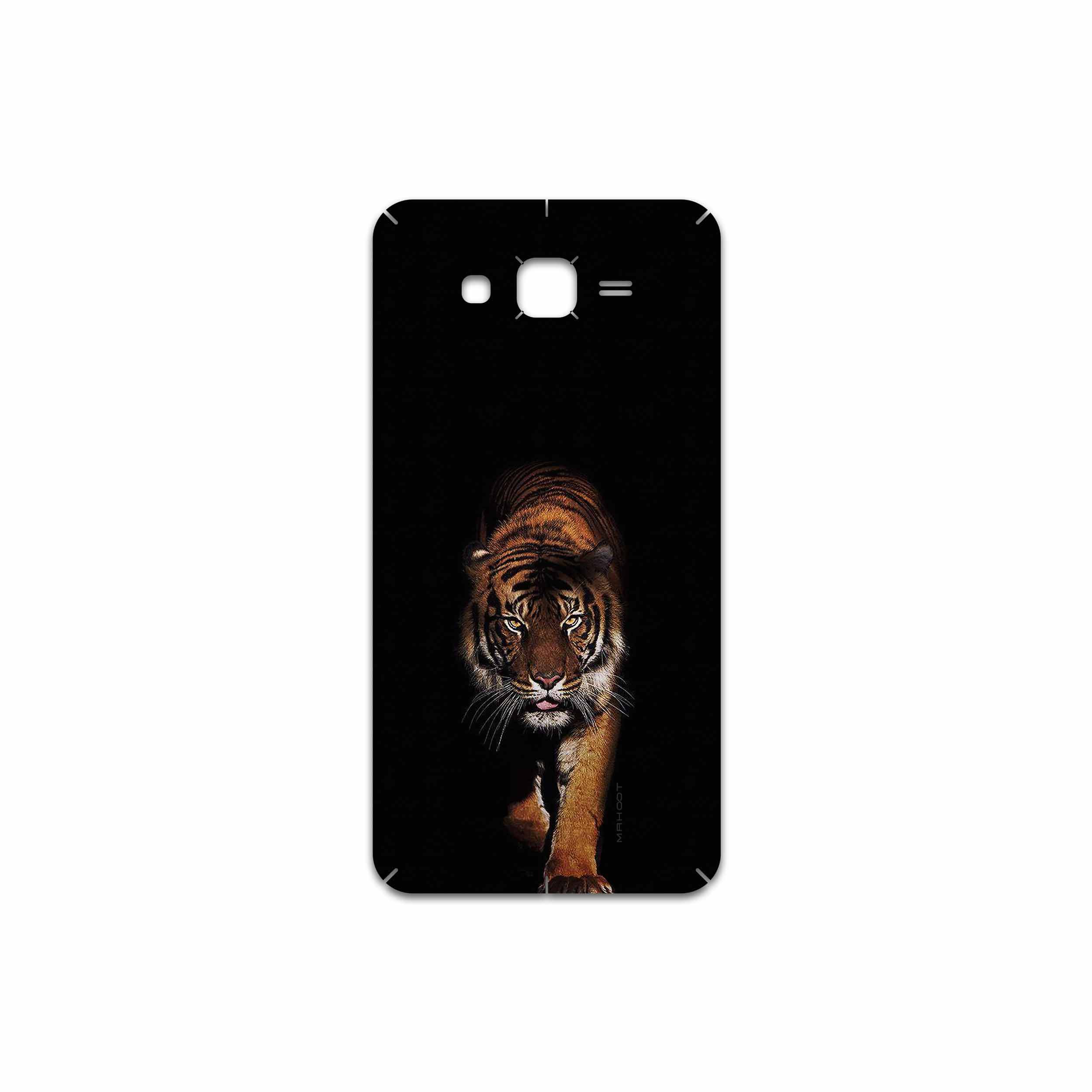 برچسب پوششی ماهوت مدل Wild Tiger مناسب برای گوشی موبایل سامسونگ Galaxy J7 2015