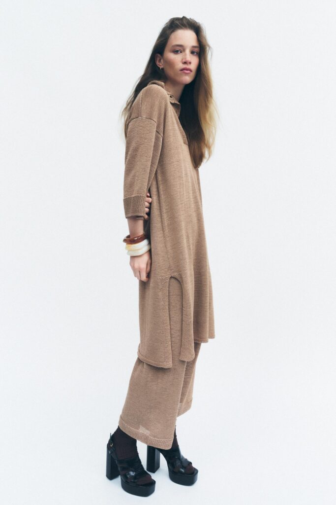 لباس بافت زنانه زارا KNIT TUNIC DRESS | تهران زارا TehranZara