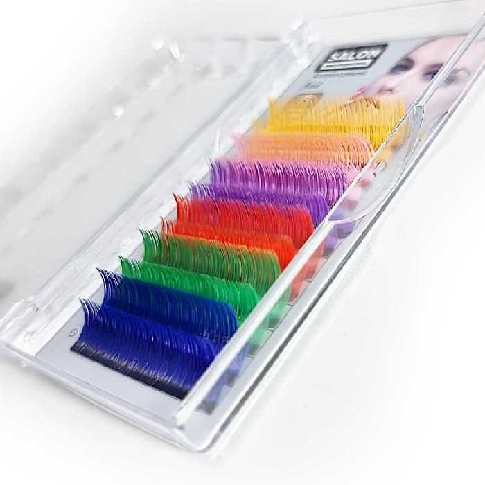 مژه والیوم دائمی رنگی سالن Salon