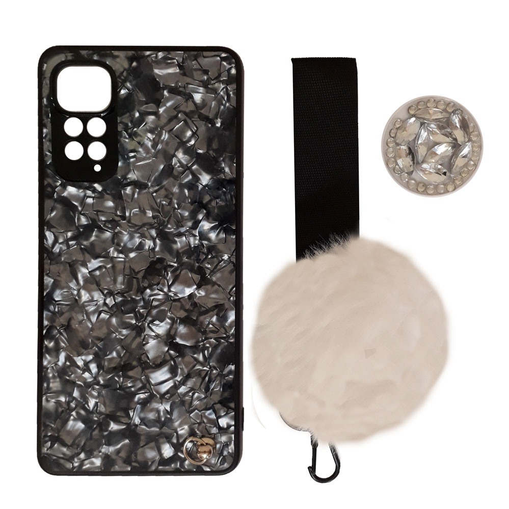 کاور کد A8799 مناسب برای گوشی موبایل شیائومی Redmi Note 11 4G / Note 11s به همراه بند و پایه نگهدارنده