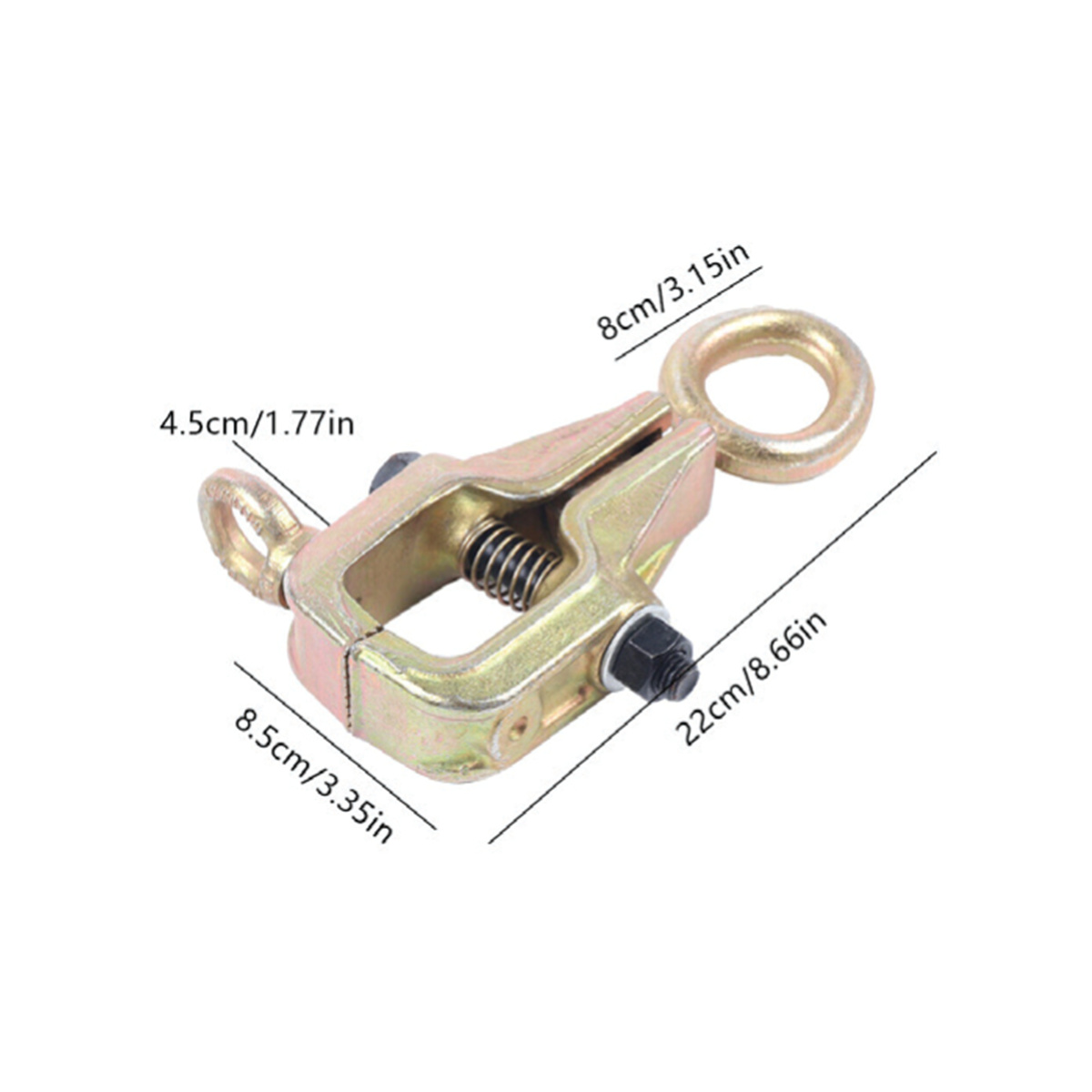 گیره فک کلاغی صافکاری ظرفیت 3 تن مستقیم و 1 تن عمودی LK کد C1047