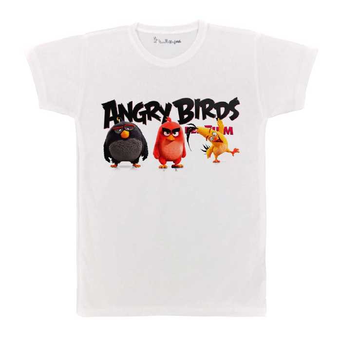 تی شرت بچگانه پرمانه طرح پرندگان خشمگین کد pmt.4443