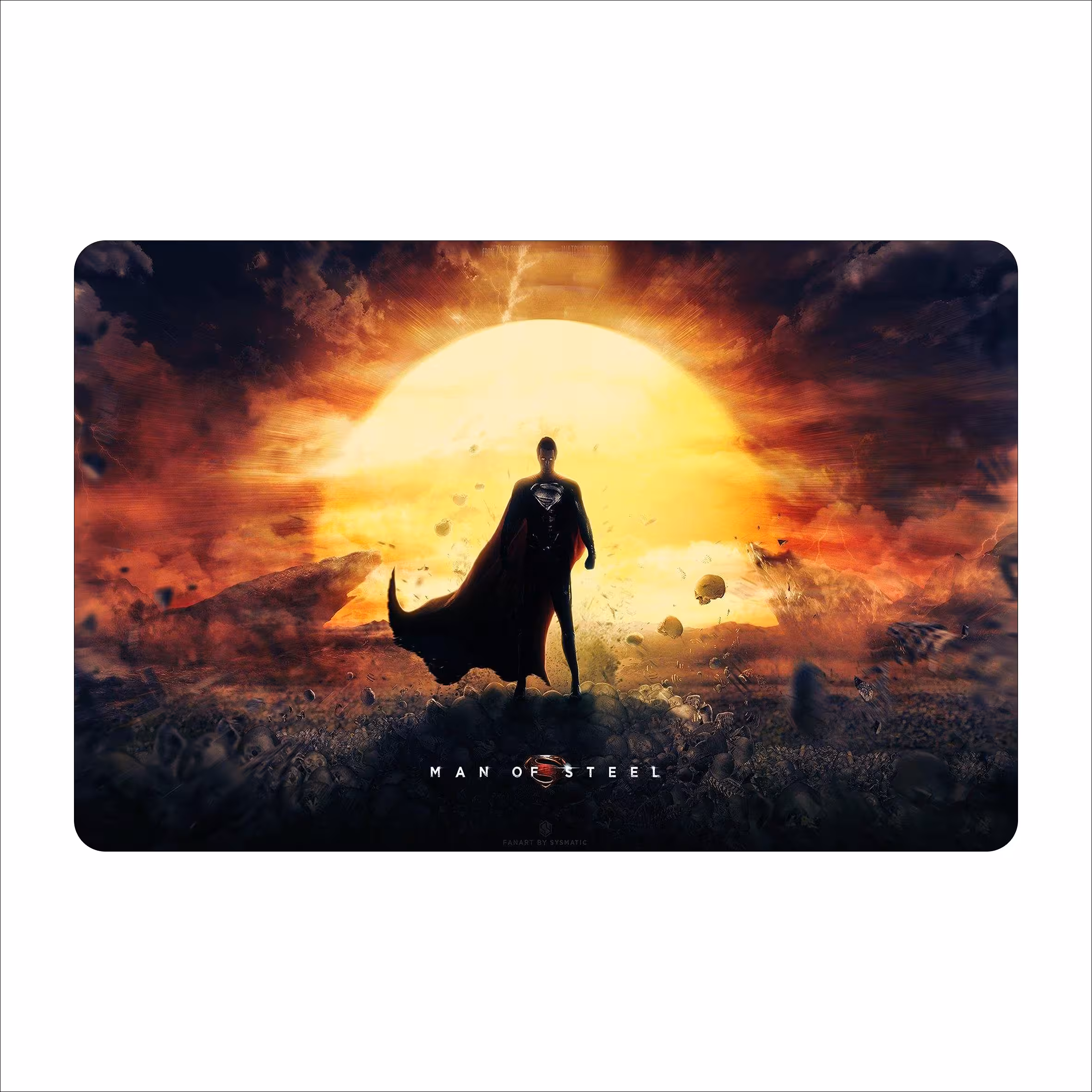 ماوس پد طرح سوپرمن-super man مدل mpb534