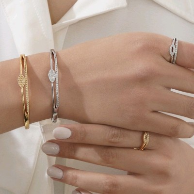 ست دستبند النگویی با انگشتر