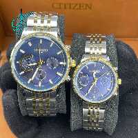 خرید ست ساعت زنانه و مردانه سیکو سه موتوره فعال کیفیت عالی جنس استیل رنگ ثابت موتور ساخت ژاپن کیفیت عالی کد 2115920 - ردگل