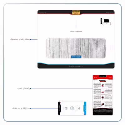 برچسب پوششی ماهوت مدل White Wood مناسب برای تبلت اپل iPad Pro 11 (GEN 2) 2020 A2230