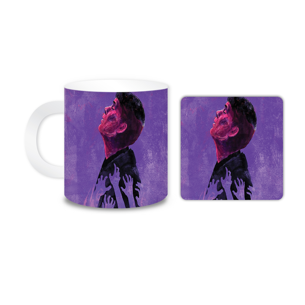 ماگ مدل مرد کد 2146 به همراه زیر لیوانی