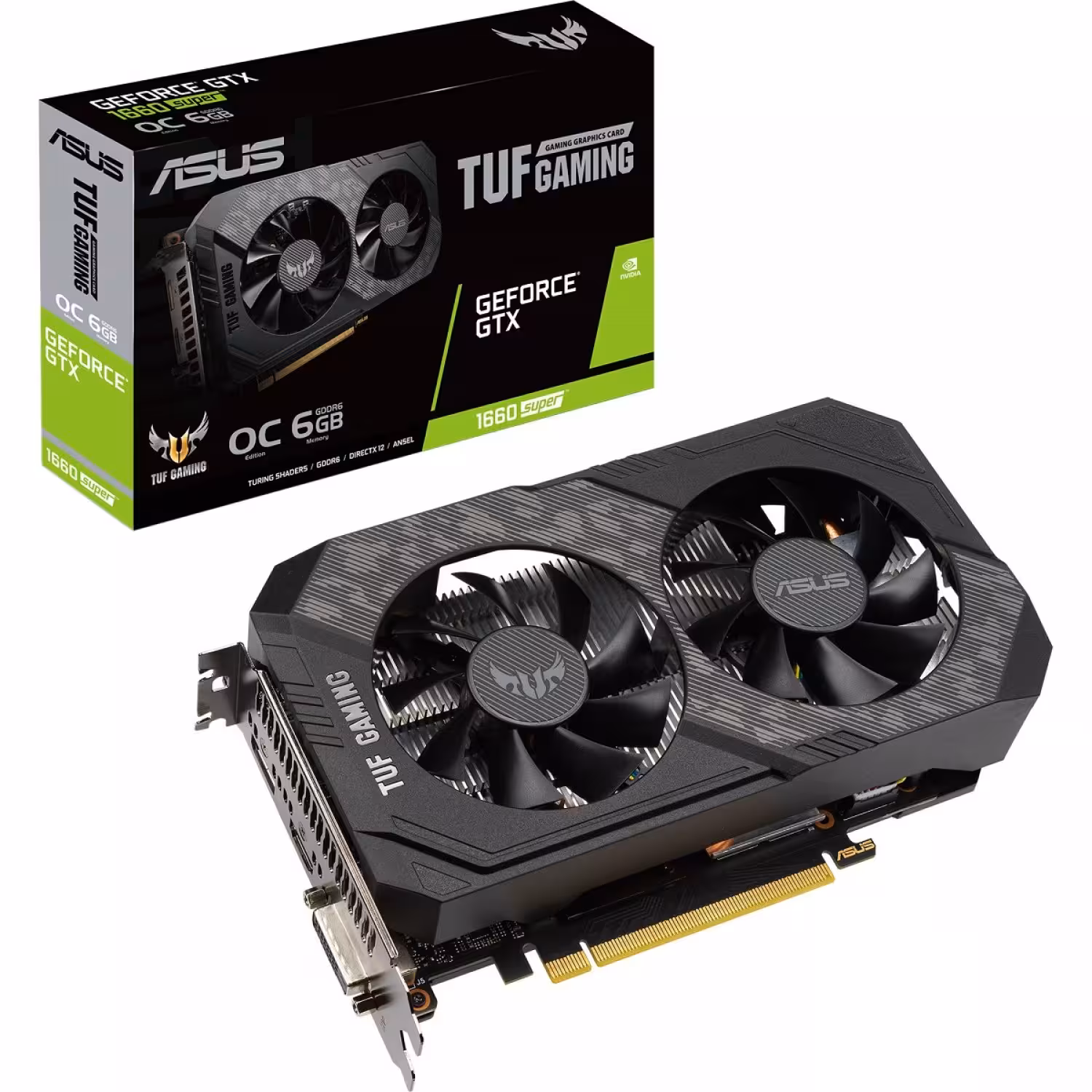 کارت گرافیک مدل GTX-1660 6GB Tuf Gaming OC ASUS ایسوس