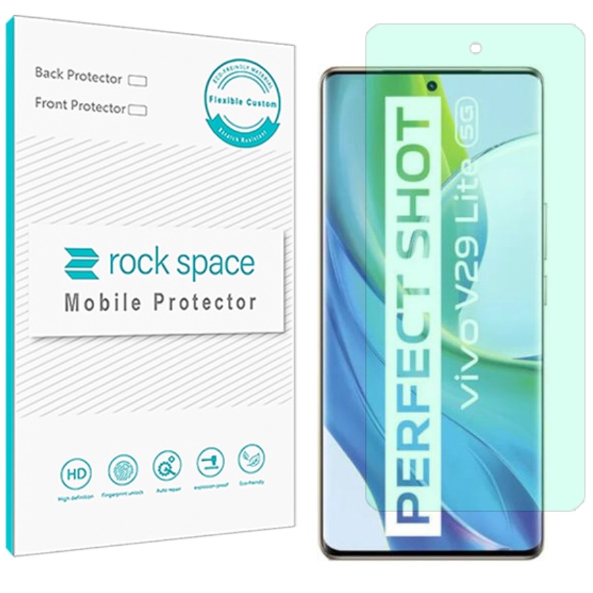 گلس   ویوو V29 Lite  مدل نانو هیدروژل گرین لایت برند راک اسپیس   