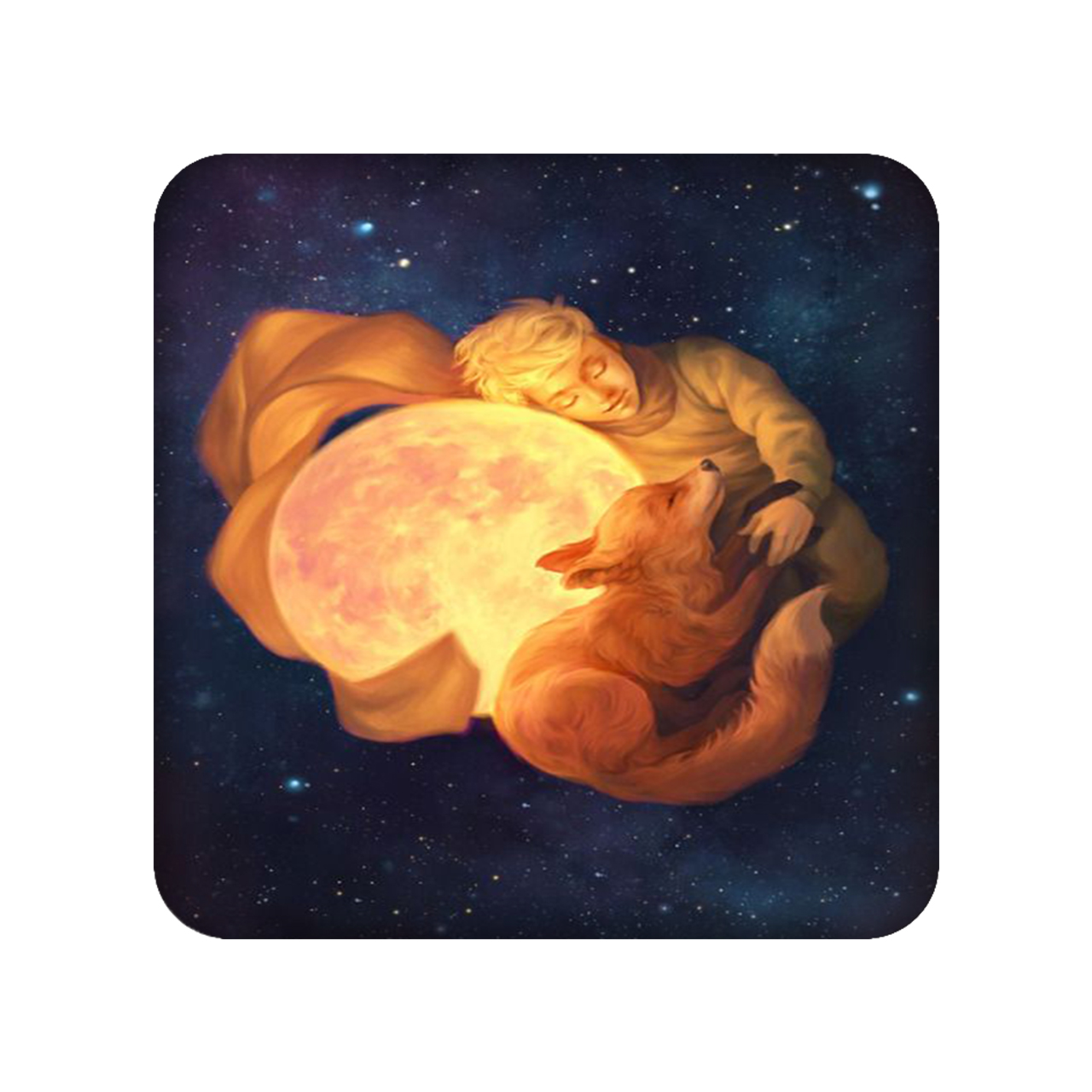 زیر لیوانی طرح شازده کوچولو کد 962