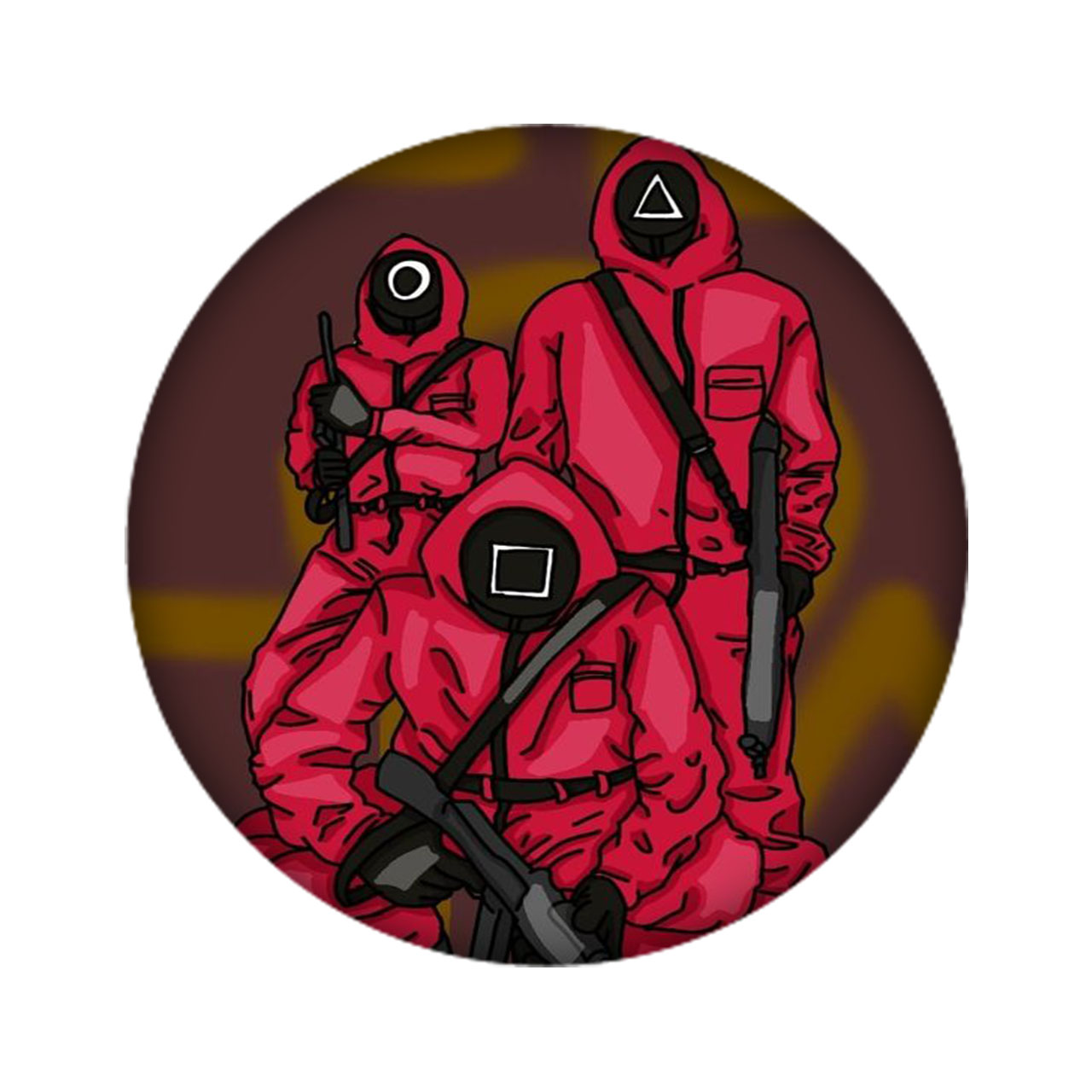 زیر لیوانی مدل Squid Game کد 2253