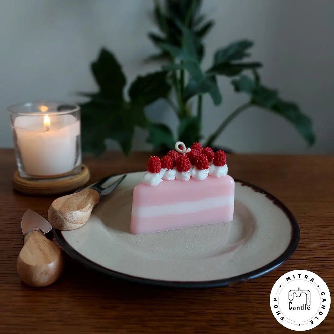 شمع چیز کیک توت وحشی 