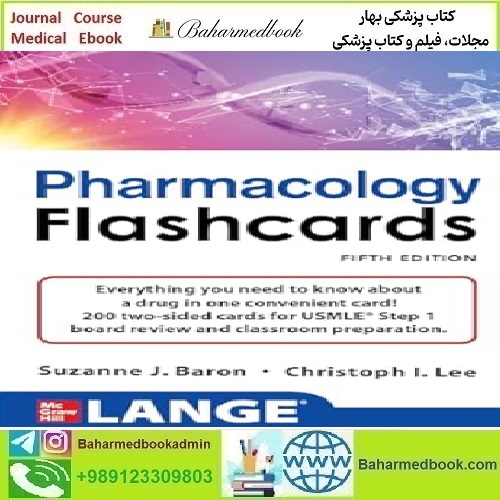 LANGE Pharmacology Flash Cards 2024 TRUE PDF price 15€ - کتاب پزشکی بهار
