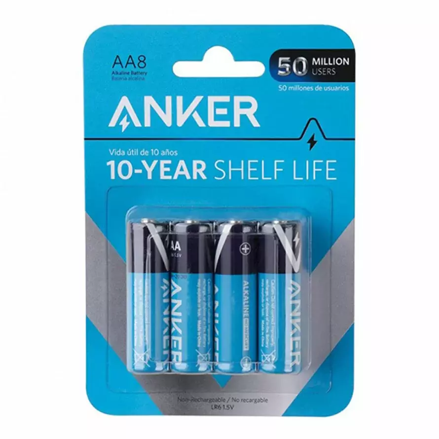 باتری قلمی انکر B1810 بسته 8 عددی