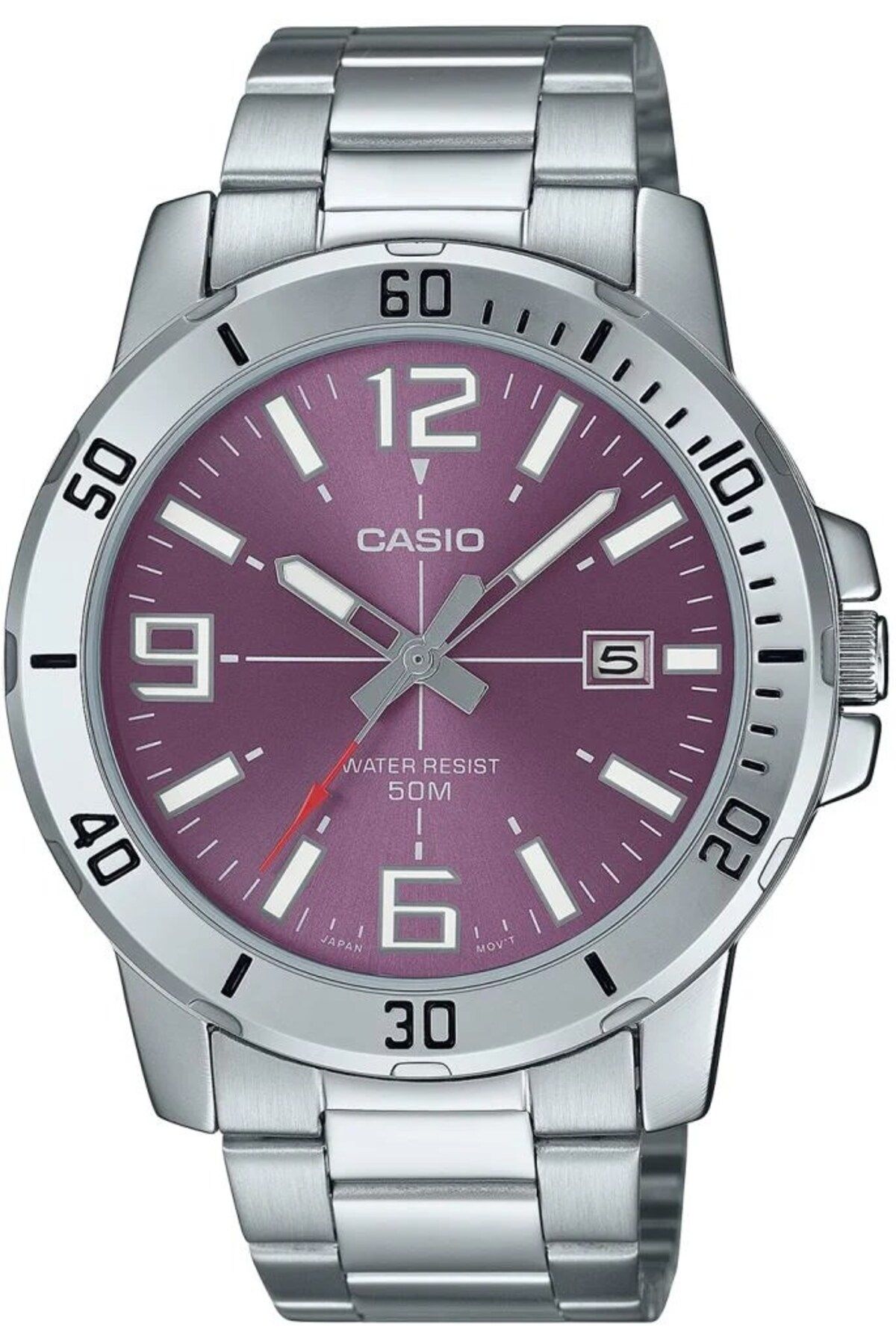 ساعت خاکستری مردانه مچی MTP اورجینال Casio