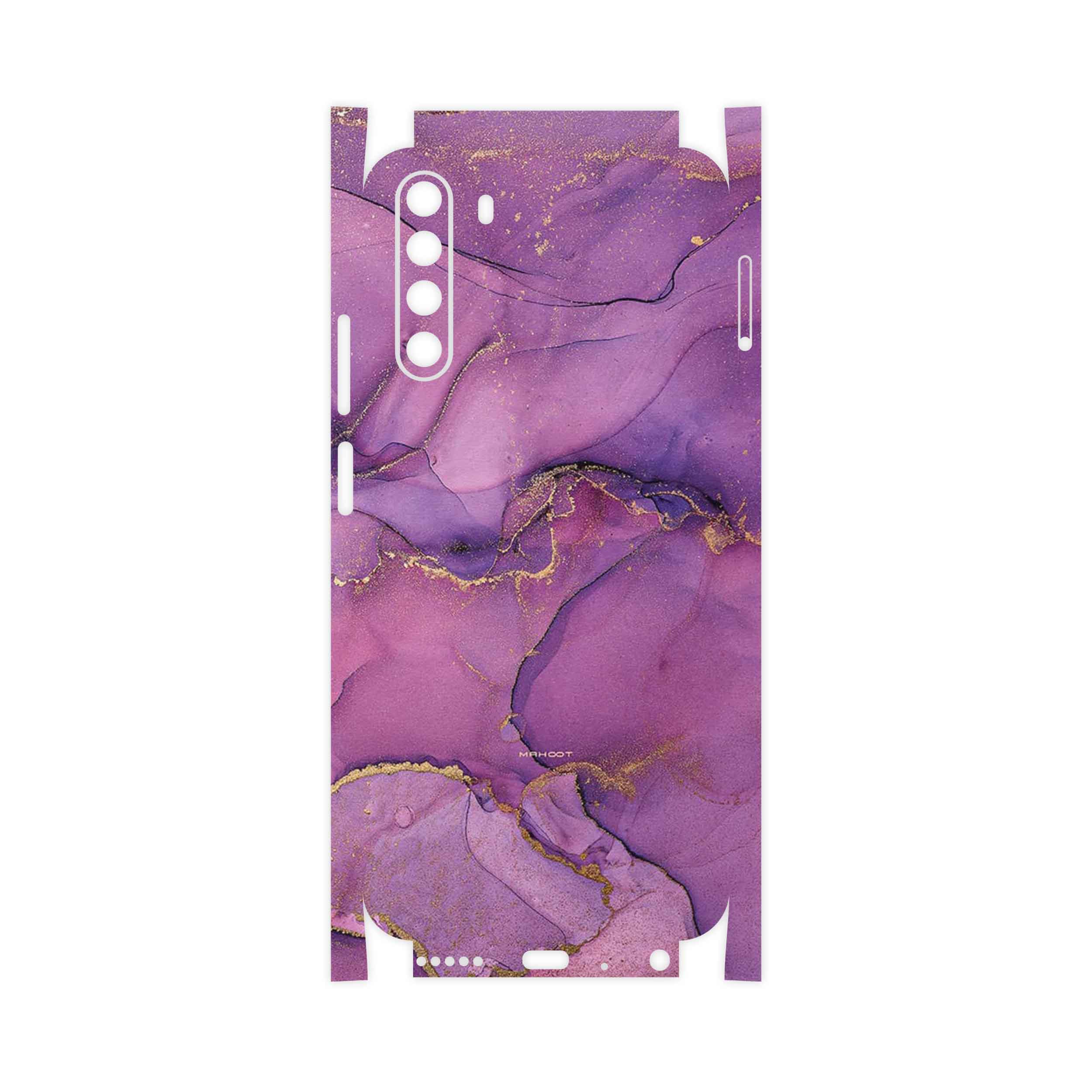 برچسب پوششی ماهوت مدل Purple Marble-FullSkin مناسب برای گوشی موبایل جی پلاس X10