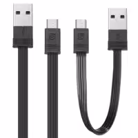 کابل تبدیل USB به MicroUSB ریمکس مدل RC-062m به طول 1 متر به همراه کابل 16 سانتی متری