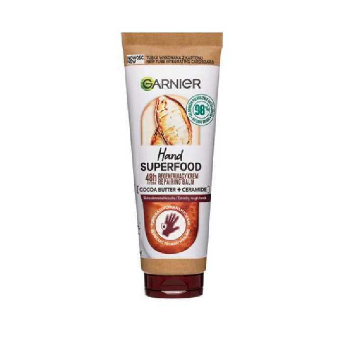 كرم دست ترميم كننده كره كاكائو و سراميد سوپر فود گارنير 75 ميل