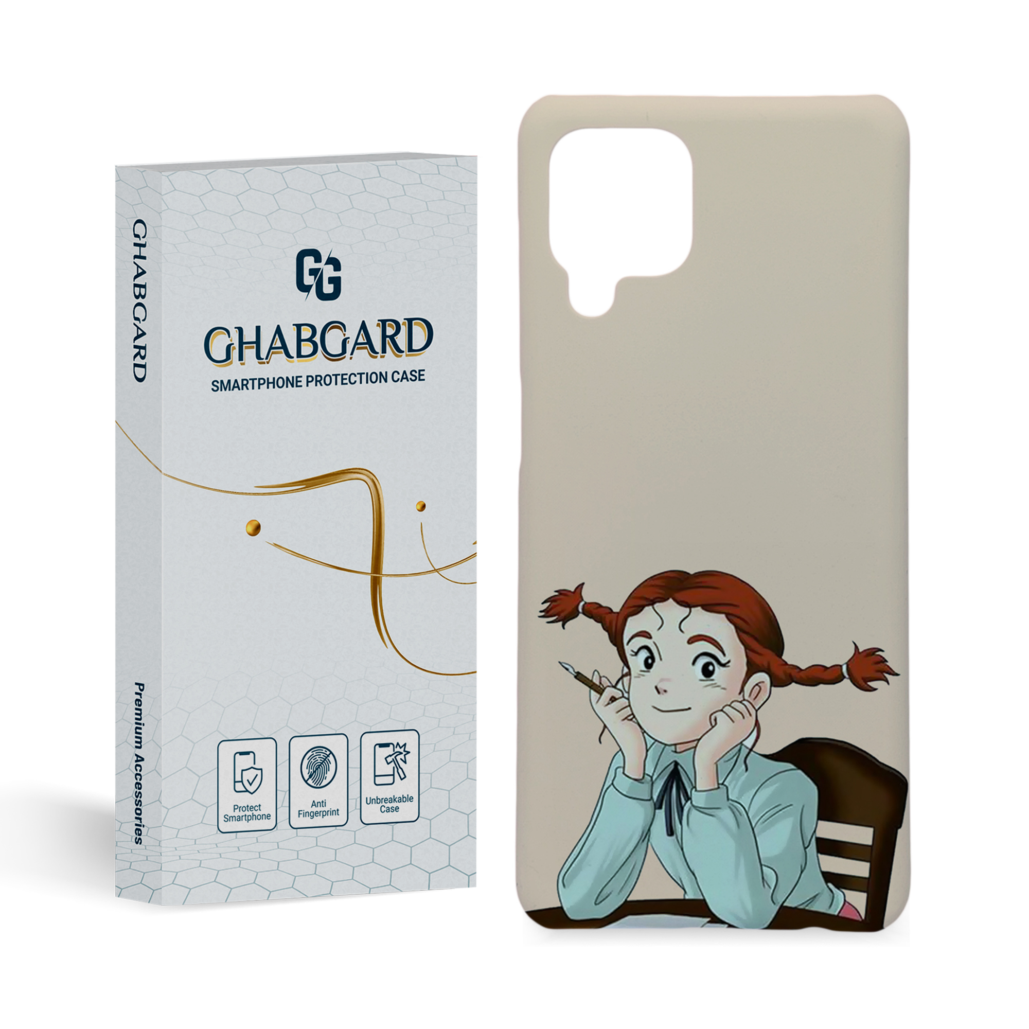 کاور قاب گارد مدل دخترانه مناسب برای گوشی موبایل سامسونگ Galaxy F22/M32 4g/M22 4g