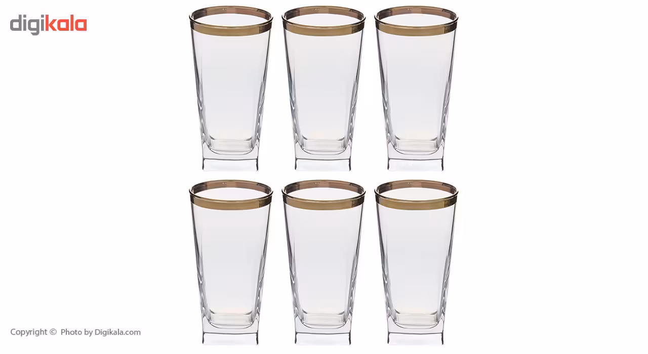 لیوان پاشاباغچه مدل Tumbler کد 41300 بسته 6 عددی
