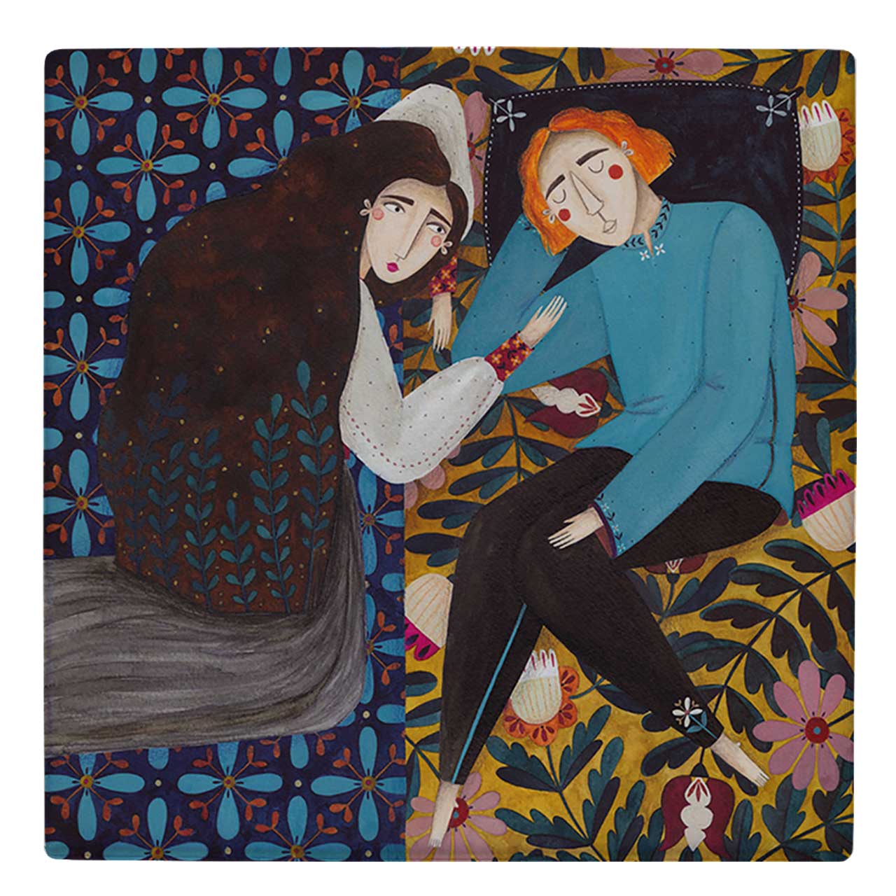 کاشی کارنیلا طرح عشق کد WKB38