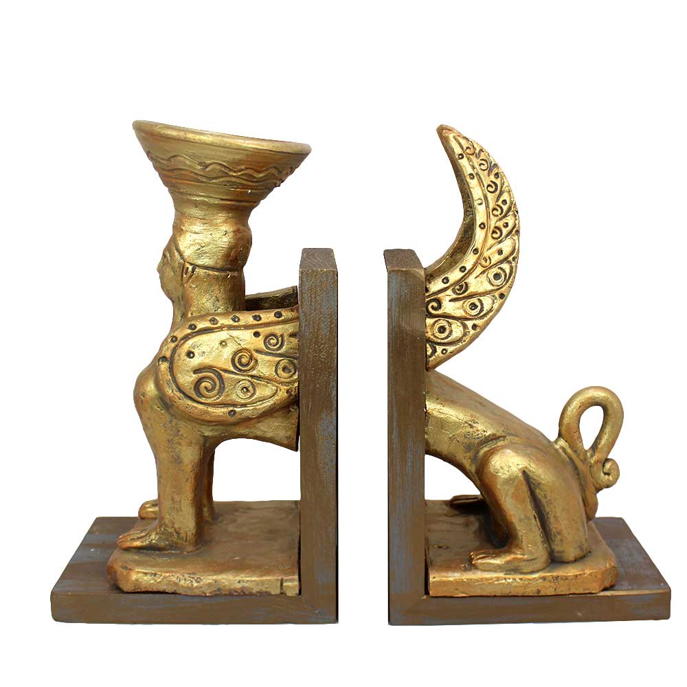 نگهدارنده کتاب مدل مجسمه مجموعه 2 عددی