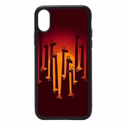 کاور طرح زرافه ها کد 7326 مناسب برای گوشی موبایل اپل iphone xs max