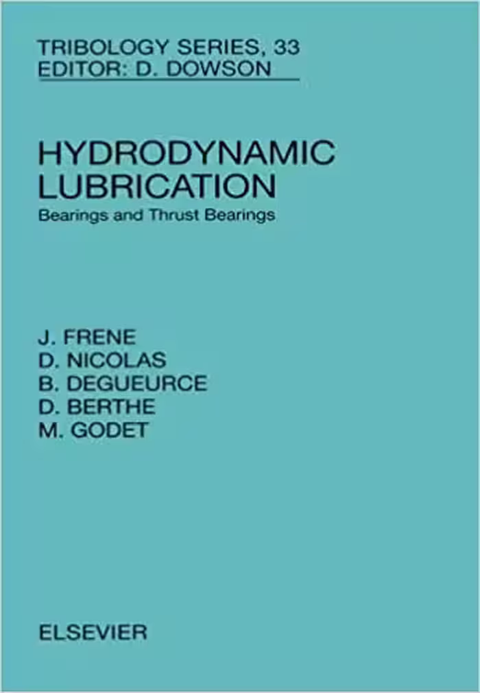 󾕇 دانلود کتاب Hydrodynamic Lubrication - Bearings And Thrust Bearings, 1997 - دانلود کتاب های دانشگاهی