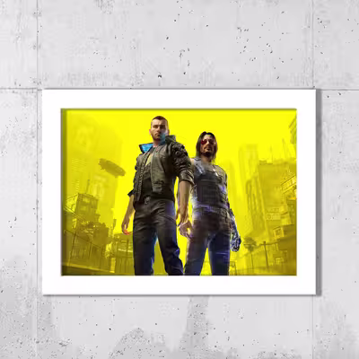 تابلو طرح  cyberpunk 2077 مدل 114w مجموعه 3 عددی