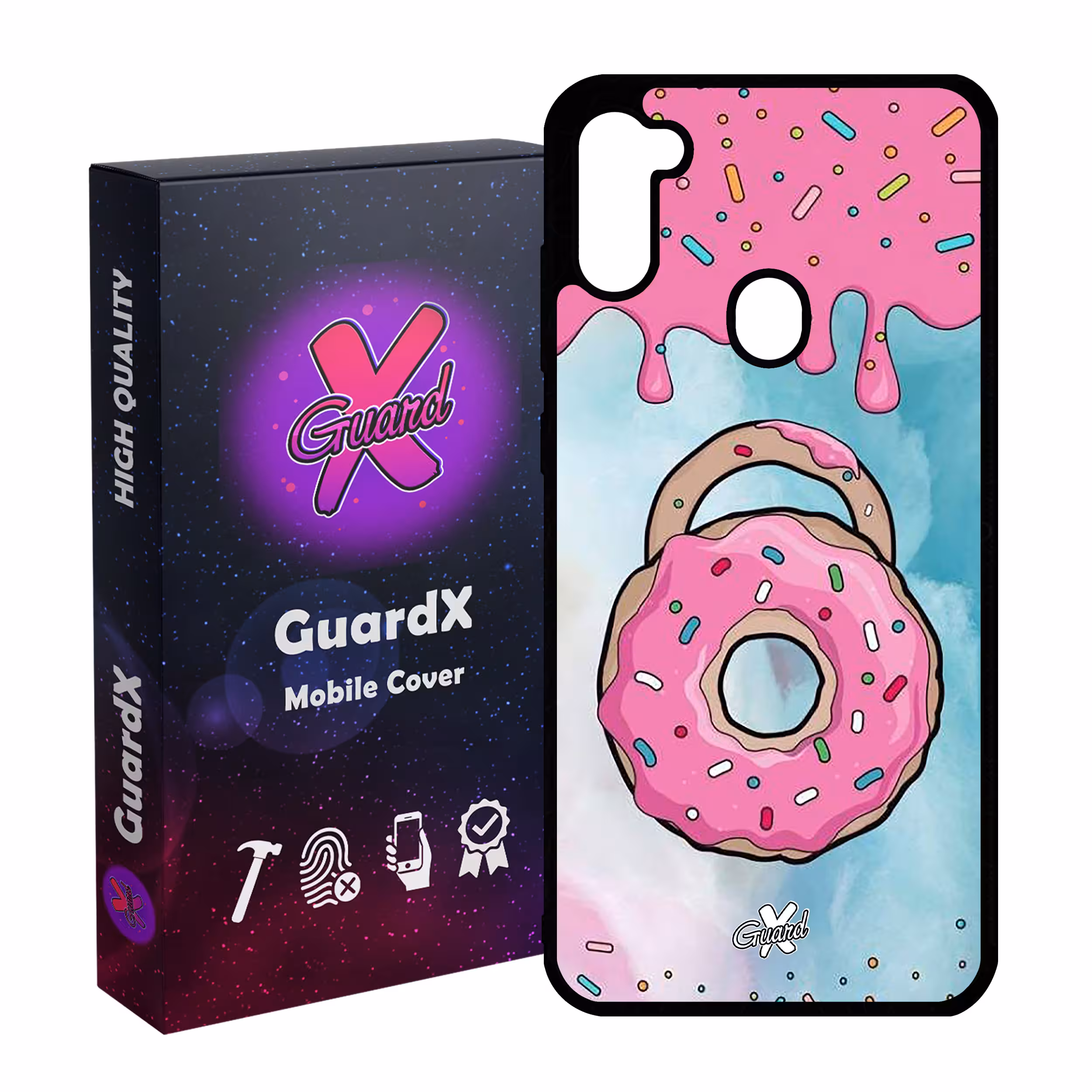 کاور گارد ایکس طرح Donut مدل Glass10069 مناسب برای گوشی موبایل سامسونگ Galaxy A11 / M11