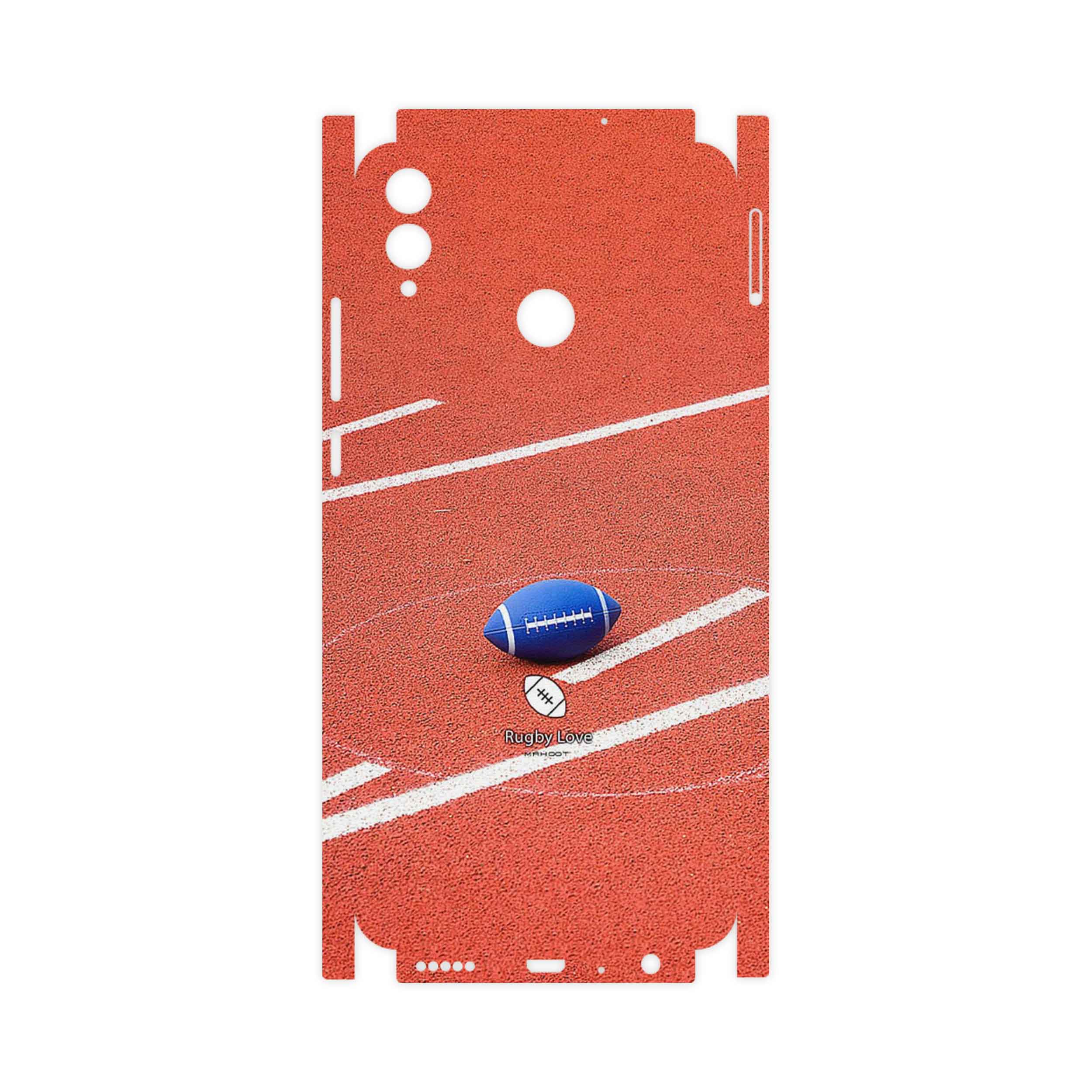 برچسب پوششی ماهوت مدل Rugby football-FullSkin مناسب برای گوشی موبایل آنر 8X