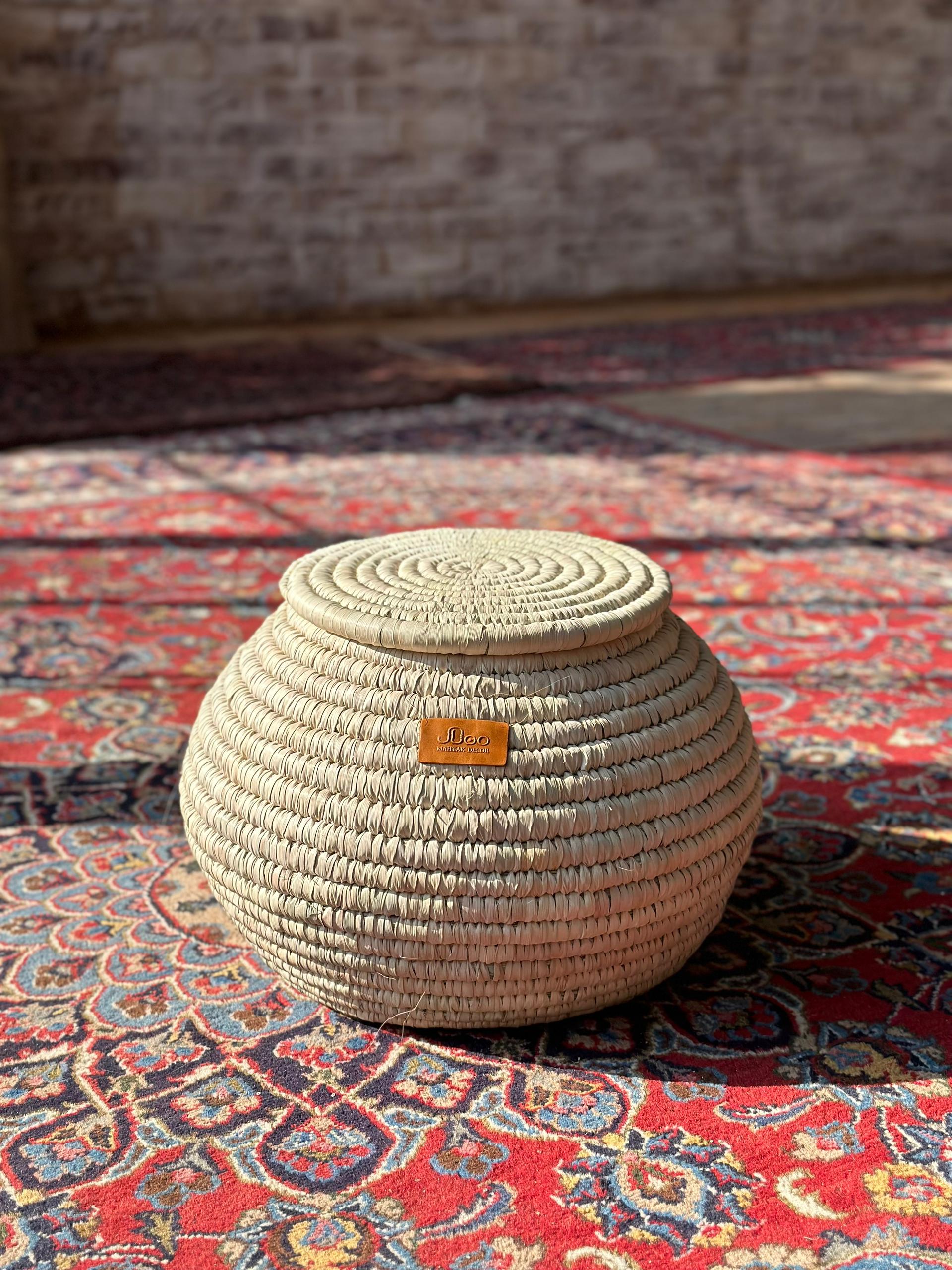 سطل برنج حصیری(ظرفیت 13تا15کیلو)