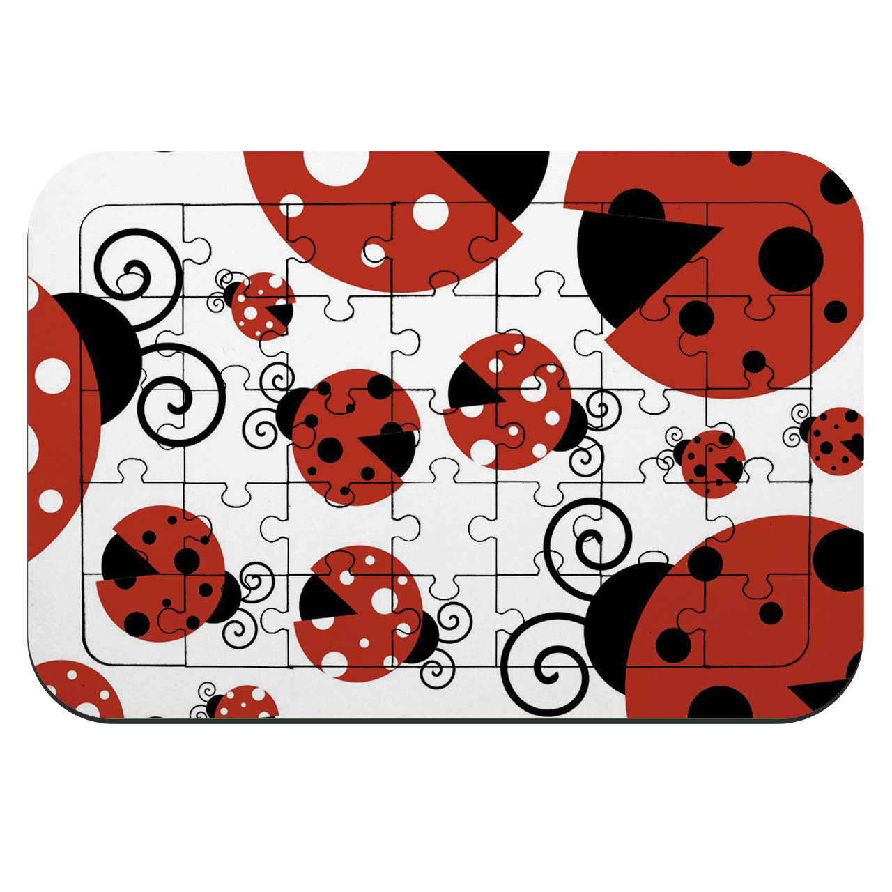 پازل 35 تکه طرح نقاشی کفشدوزک مدل NI2106 