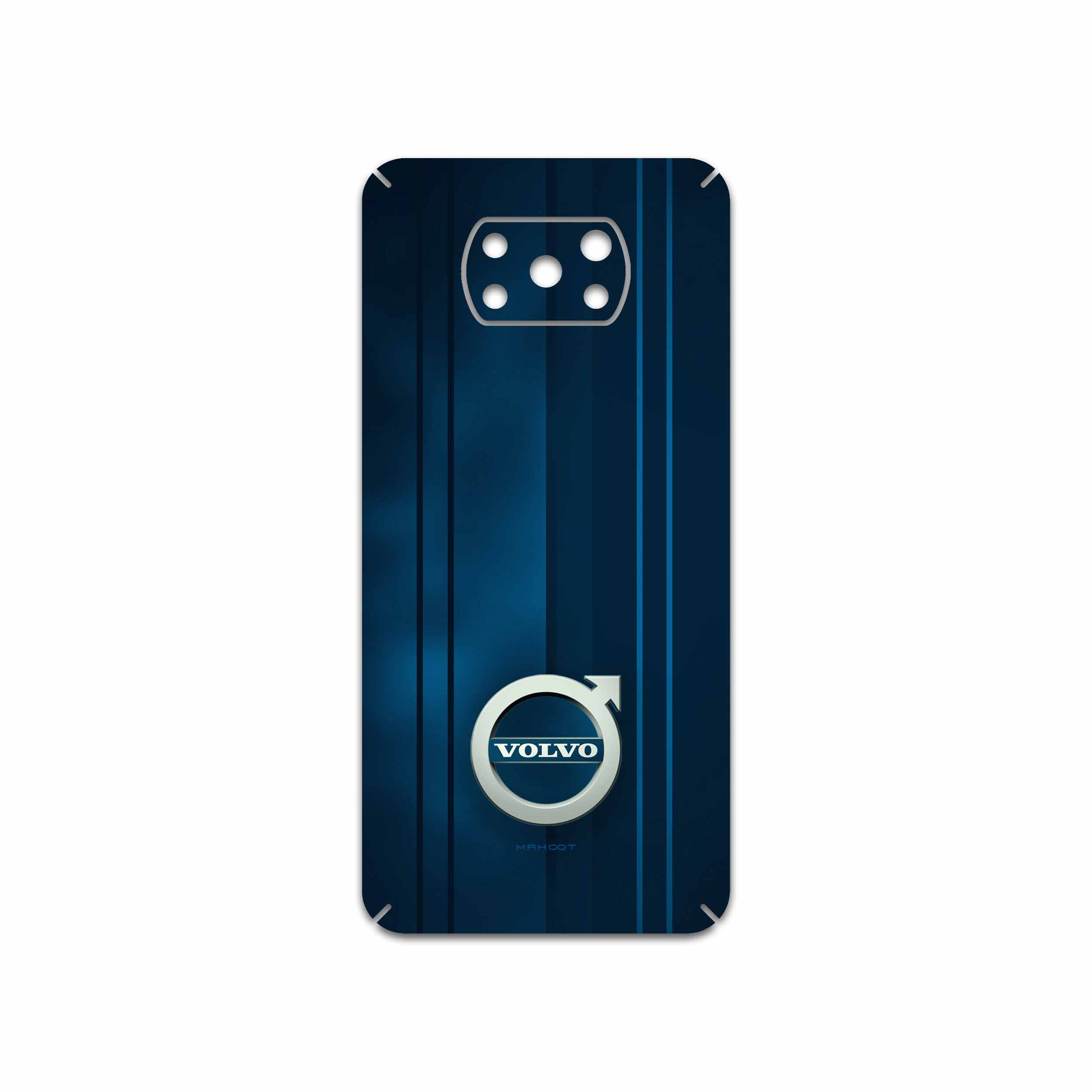 برچسب پوششی ماهوت مدل Volvo مناسب برای گوشی موبایل شیائومی Poco X3 NFC