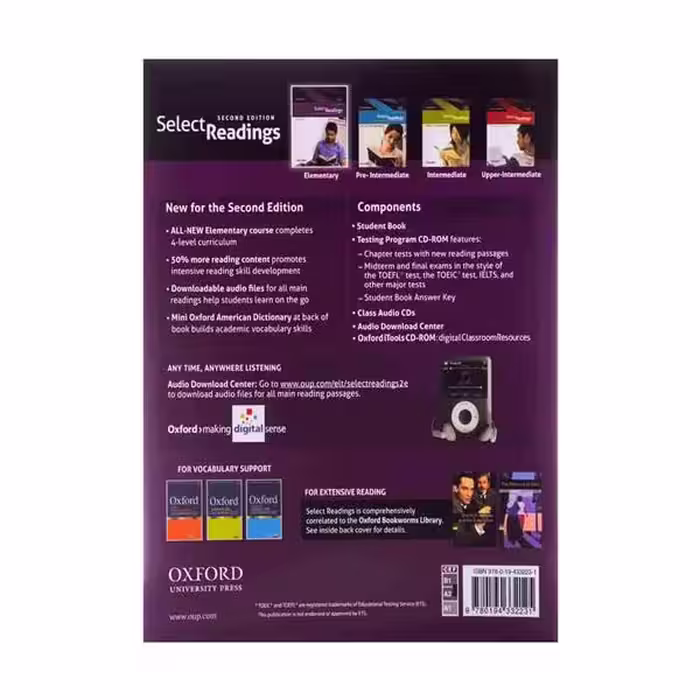 کتاب Select Readings Elementary 2ed اثر Linda Lee انتشارات آکسفورد 