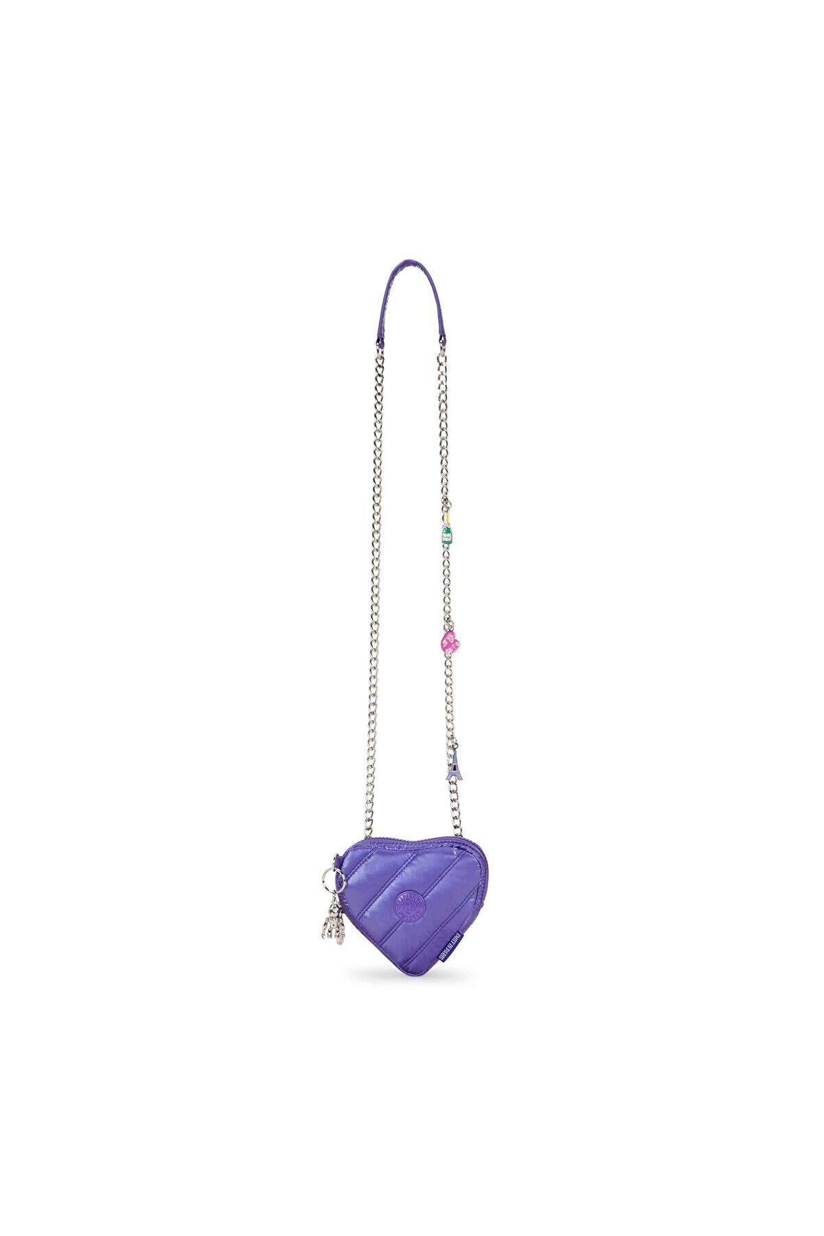 کیف شانه ای بنفش زنانه صلیب کوچک جزی اورجینال Kipling
