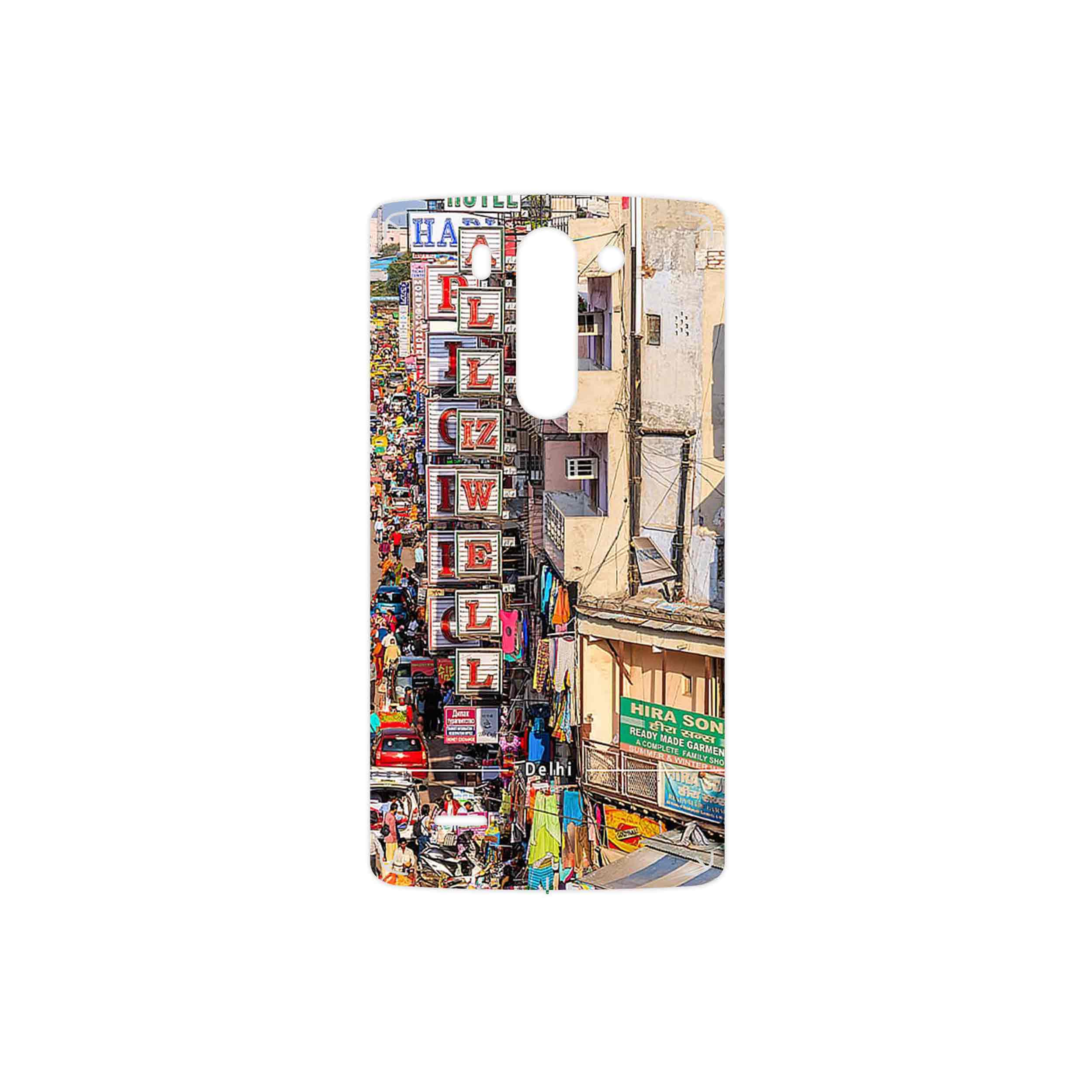 برچسب پوششی ماهوت مدل City of Delhi مناسب برای گوشی موبایل ال جی G3 Beat