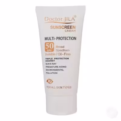 کرم ضد آفتاب دکتر ژیلا سری Multi Protection مدل Invisible حجم 50 میلی لیتر