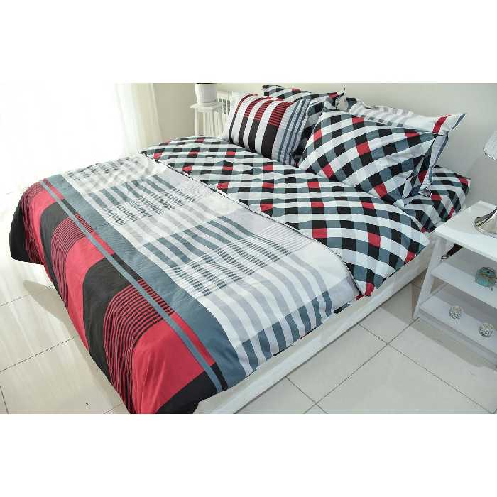 سرویس ملحفه بومرنگ مدل Kamila دونفره 6 تکه