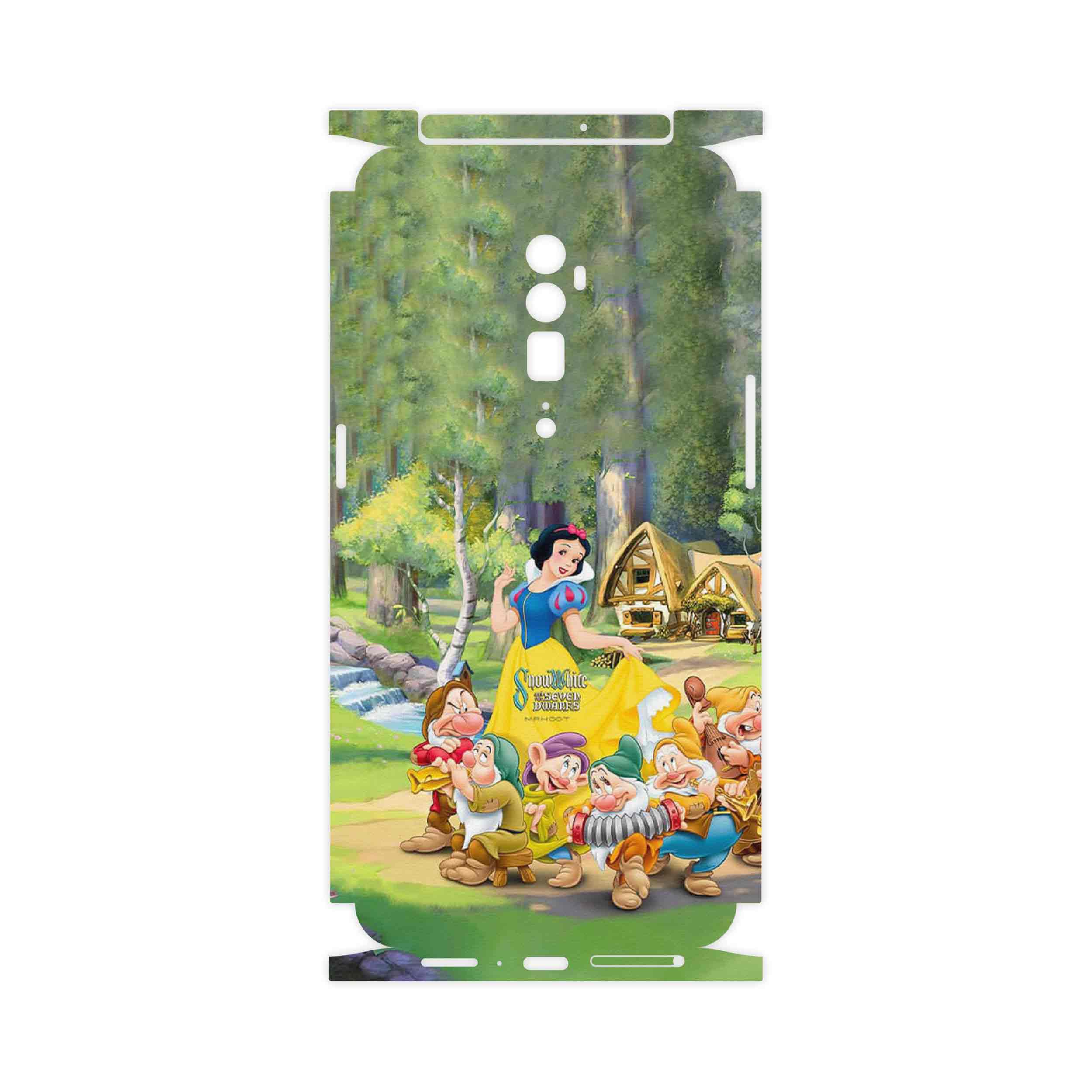 برچسب پوششی ماهوت مدل Snow White-FullSkin مناسب برای گوشی موبایل اپو RENO 10X